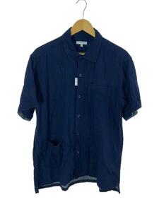 Engineered Garments◆Camp Shirt - Indigo Cotton Gauze/S/コットン/NVY