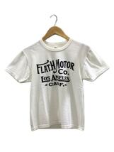 THE FLAT HEAD◆Tシャツ/36/コットン/WHT_画像1