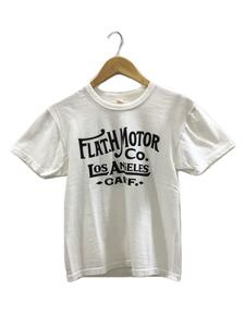 THE FLAT HEAD◆Tシャツ/36/コットン/WHT