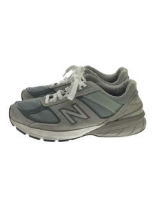 NEW BALANCE◆M990/グレー/26cm/グレー/スウェード/M990GL5/USA製/汚れ有