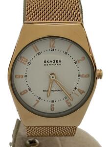 SKAGEN◆ソーラー腕時計/アナログ/ステンレス/SKW3078/GRENEN LILLE SOLAR POWERED