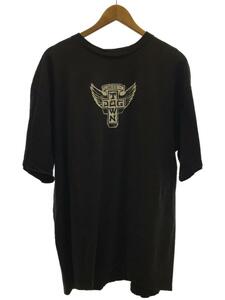 adidas◆Tシャツ/L/コットン/BLK