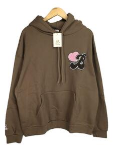 MY SUGAR BABE/タグ付き/heart wappen hoodie/パーカー/L/コットン/BRW