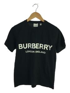 BURBERRY◆Tシャツ/S/コットン/BLK/プリント/8011651