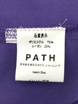 PATH/クリアTRワイドフォルムシャツ/半袖シャツ/XL/ポリエステル/PUP_画像4