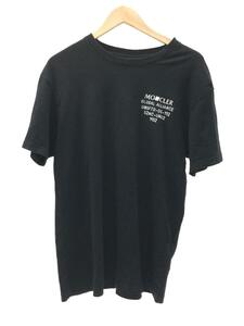 MONCLER◆MAGLIA T-SHIRT/Tシャツ/1952/M/コットン/ブラック/プリント
