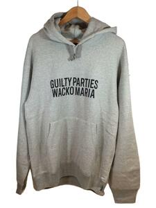 WACKO MARIA◆23aw/パーカー/L/コットン/GRY/23fwe-wmc-ss03/タグ付