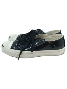 CONVERSE◆JACK PURCELL ENAMEL LEATHER/ジャックパーセル/24.5cm/BLK/1CK400