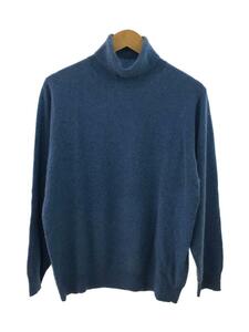 UNITED ARROWS green label relaxing◆セーター(厚手)/M/カシミア/BLU/無地/3113-105-0181