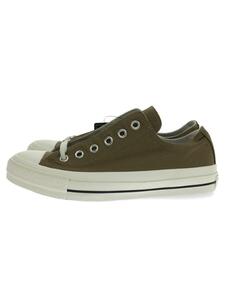 CONVERSE◆ローカットスニーカー/24.5cm/KHK/キャンバス/1CL482