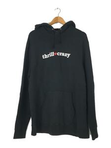 COOTIE◆17AW/Print Pullover/Trill Crazy/パーカー/XL/コットン/ブラック/プルオーバー