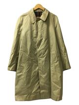 Aquascutum◆ステンカラーコート/イングランド製/トレンチコート/-/コットン/BEG/無地_画像1