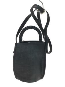 the dilettante◆TRIANGLE SHOULDER TOTE/トライアングルショルダーバッグ/カゴ/BLK