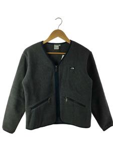 THE NORTH FACE◆ARMADILLA CARDIGAN_アルマディラカーディガン/M/ポリエステル/GRY/無地