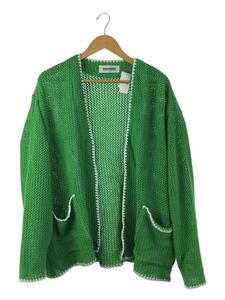 discovered◆カーディガン(厚手)/2/GRN/無地/DC-SS23-KN-07/SHELL STITCH MESH KN