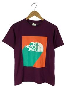 THE NORTH FACE◆S/S 3D LOGO TEE_ショートスリーブ 3D ロゴ ティー/S/ポリエステル/PUP/プリント