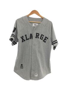 X-LARGE◆半袖シャツ/S/コットン/GRY/1-714-486-1387