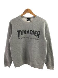 THRASHER◆スウェット/M/コットン/GRY/毛玉有