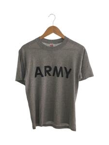 SOFFE◆Tシャツ/M/コットン/GRY/ARMY/USA製