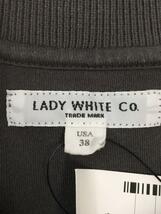 LADY WHITE CO./ポロシャツ/38/コットン/GRY/無地/LW411LS_画像3