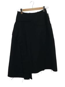 Y’s◆ロングスカート/1/コットン/カットオフ/無地/YZ-S13-012/DENIM FLARED SKIRT/