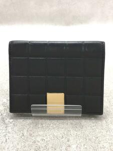 CHANEL◆財布/-/ブラック/無地/レディース