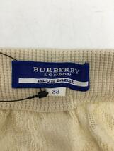 BURBERRY LONDON◆スカート/38/ウール/BEG/無地/ショート丈/FLF03-613/紐付き/ホワイト/アイボリー/レデ_画像3