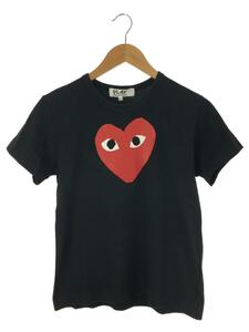 PLAY COMME des GARCONS◆Tシャツ/L/コットン/BLK/AZ-T111