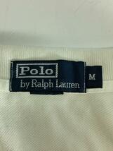 POLO RALPH LAUREN◆ポロシャツ/M/コットン/WHT_画像3