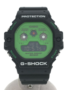 CASIO◆クォーツ腕時計・G-SHOCK/デジタル/GRN/BLK