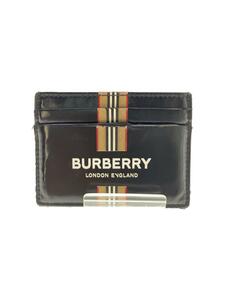 BURBERRY LONDON◆コインケース/レザー/BLK/無地/メンズ/8030526