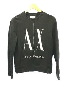 ARMANI EXCHANGE◆スウェット/XS/コットン/BLK/8NZMPA ZJ1ZZ/ICON PERIOD LOGO SWEATSHIRT