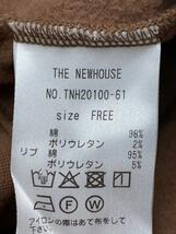 THE NEWHOUSE◆パーカー/FREE/コットン/BRW/無地/TNH20100-61_画像4