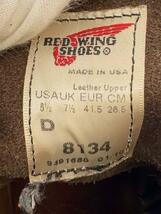 RED WING◆レースアップブーツ・6インチクラシックプレーントゥ/US8.5/BRW_画像5