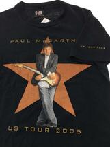 GIANT◆Tシャツ/-/コットン/ブラック/プリント/PAUL McCARTNEY 2005 US TOUR/_画像5