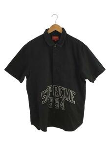 Supreme◆20SS/Arc Logo S/S Work Shirt/半袖シャツ/M/コットン/BLK/黒