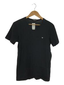 Dior HOMME◆ディオールオム/Tシャツ/XS/コットン/ブラック/無地/733J604B0446