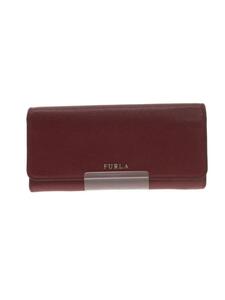 FURLA◆長財布/レザー/BRD/無地/レディース