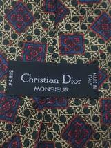 Christian Dior◆ネクタイ/-/マルチカラー/総柄/メンズ_画像3