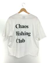 Chaos Fishing Club◆Tシャツ/LL/コットン/WHT_画像2