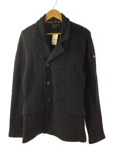 ARMANI JEANS* pea coat /L/ wool /NVY