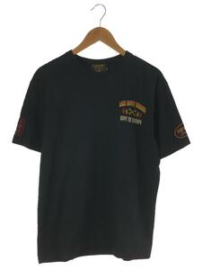 VANSON◆Tシャツ/XL/コットン/BLK/無地