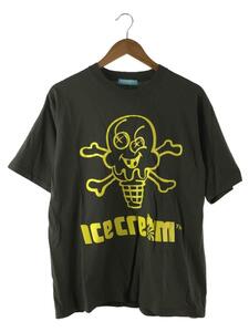 ICE CREAM◆Tシャツ/S/コットン/GRY/プリント/ICJP231T002