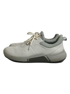 ECCO◆ローカットスニーカー/-/WHT/ECCO M GOLF BIOM H4/ゴアテックス/靴/くつ