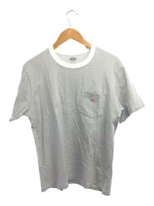 DANTON◆Tシャツ/40/コットン/GRY/ボーダー