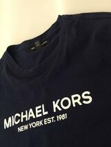 MICHAEL KORS◆Tシャツ/S/コットン/NVY_画像7