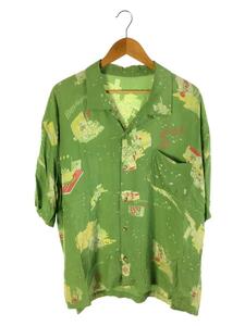 Porter Classic◆毛羽立ち有/シワ有/20SS/SHOWFOLK ALOHA SHIRT/半袖シャツ/L/レーヨン