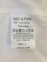 BED J.W. FORD◆22SS/Band Collar Blouse/長袖シャツ/1/コットン/ホワイト/白/22SS-B-BL05_画像4