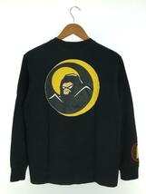 A BATHING APE◆長袖Tシャツ/M/コットン/BLK/無地/001LTJ301012M_画像2