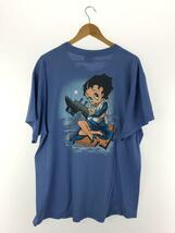 90s/USA製/ベティポパイ/タイタニック/Changes/Tシャツ/XL/コットン/BLU_画像2